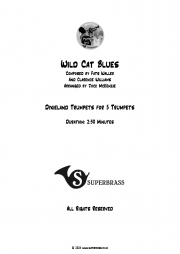 ワイルド・キャット・ブルース（トーマス・“ファッツ“・ウォーラー）（トランペット五重奏）【Wild Cat Blues】