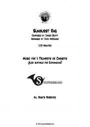 サンバースト・ラグ（ジェームス・スコット）（トランペット五重奏）【Sunburst Rag】