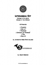 インターミッション・リフ  (レイ・ヴェッツェル)（金管十重奏）【Intermission Riff】