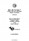 メアリー、ディド・ユー・ノウ？（マイケル・イングリッシュ） (金管七重奏）【Mary, Did You Know ?】