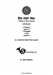 レッド・ベスト・マン（スティーブ・ウォーターマン）（金管十重奏）【Red Vest Man】
