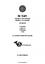 正しき者の口は知恵を語り（アントン・ブルックナー）（金管十重奏）【Os Justi】