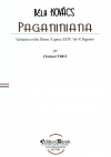 パガニーニアーナ （ベーラ・コヴァーチ） (クラリネット三重奏）【Paganiniana】