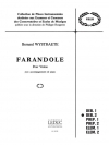 ファランドール （ベルナール・ウィストラエテ） (ヴァイオリン+ピアノ）【Farandole】