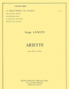 アリエッタ （セルジュ・ランセン） (フルート+ピアノ）【Ariette】