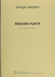 レクイエム・フルティフ  (ジョルジュ・アペルギス)  (ヴァイオリン+拍子木）【Requiem Furtif】
