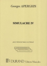 シミュラークル・No.2（ジョルジュ・アペルギス）（バスクラリネット+マリンバ）【Simulacre II】
