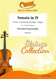 ソナタ・ニ長調（ペトロニオ・フランチェスキーニ） (弦楽二重奏+ピアノ)【Sonata in D Major】
