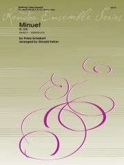 メヌエット・D. 334（フランツ・シューベルト）(ユーフォニアム＆テューバ四重奏)【Minuet D. 334】