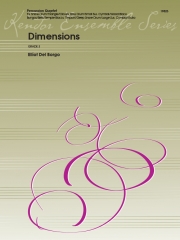 ディメンション（エリオット・デル・ボルゴ）（打楽器四重奏）【Dimensions】