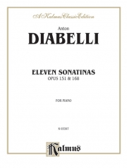 11のソナチネ・Op.151＆168（アントン・ディアベリ）（ピアノ）【Eleven Sonatinas, Opus 151 and 168】