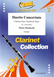 協奏的二重奏曲（ピエトロ・モルラッキ） (クラリネット二重奏+ピアノ)【Duetto Concertato】