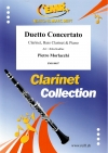 協奏的二重奏曲（ピエトロ・モルラッキ） (クラリネット二重奏+ピアノ)【Duetto Concertato】
