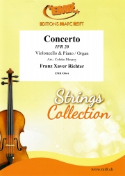 協奏曲 （フランツ・クサヴァー・リヒター） (チェロ+ピアノ）【Concerto IFR 20】