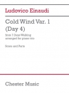 冷たい風・変種1（4日目）（ルドヴィコ・エイナウディ） (弦楽二重奏+ピアノ)【Cold Wind Var. 1 (Day 4)】
