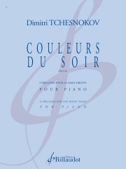夜色・Op.81（ディミトリ・チェスノコフ）（ピアノ）【Couleurs du soir, op. 81】