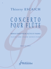 協奏曲（ティエリー・エスケシュ）（フルート+ピアノ）【Concerto pour flûte】