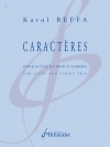 カラクテール（カロル・ベッファ）（フルート+弦楽三重奏）【Caractères】