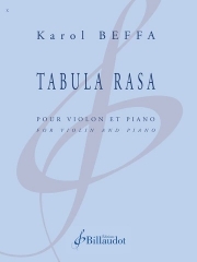 タブラ・ラサ（カロル・ベッファ）（ヴァイオリン+ピアノ）【Tabula rasa】
