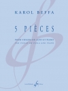 5つの小品（カロル・ベッファ）（弦楽二重奏+ピアノ）【5 pièces】