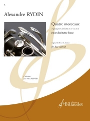 4つの小品  (アレキサンドル・ライディン)　 (バスクラリネット）【Quatre morceaux】
