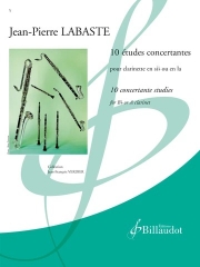 10の協奏曲練習曲（ジャン＝ピエール・ラバステ）（クラリネット）【10 Études concertantes】