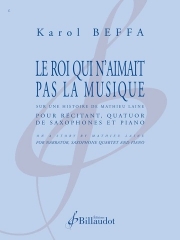 Le Roi qui n'aimait pas la musique（カロル・ベッファ）（サックス四重奏+ピアノ）