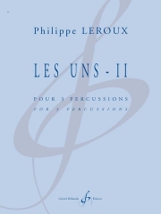レ・アンス・No.2（フィリップ・ルルー）（打楽器三重奏）【Les Uns II】