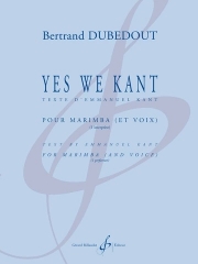 Yes we Kant（ベルトラン・デュベドウ）（マリンバ）
