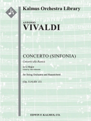 協奏曲・ト長調・RV.151  (アントニオ・ヴィヴァルディ)【Concerto [Sinfonia] in G (Op. 51/4), RV 151】