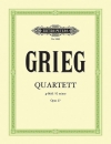 弦楽四重奏曲・ト短調・Op.27（エドヴァルド・グリーグ）（弦楽四重奏）【String Quartet in G minor Op. 27】
