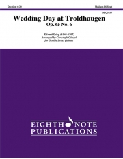 トロルハウゲンの婚礼の日・Op.65・No.6（エドヴァルド・グリーグ）（金管十重奏）【Wedding Day at Troldhaugen, Op. 65, No. 6】
