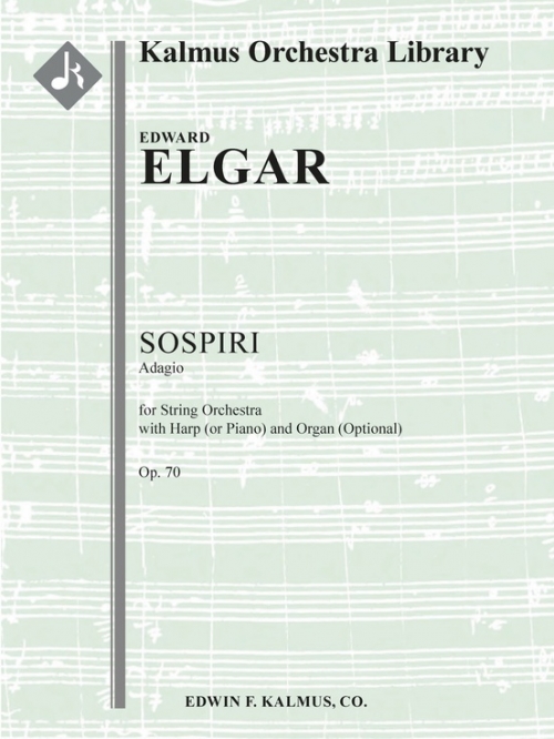 ため息・Op.70（エドワード・エルガー）（スコアのみ）【Sospiri, Op. 70 (Adagio)】