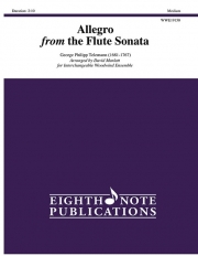 アレグロ「フルート ソナタ」より（テレマン）（木管フレックス五重奏）【Allegro from the Flute Sonata】