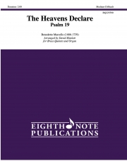 讃美歌19：天国の宣言 (ベネデット・マルチェッロ)（金管五重奏+オルガン）【The Heavens Declare - Psalm 19】