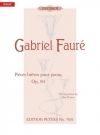 やさしい小品・Op.84（ガブリエル・フォーレ）（ピアノ）【Pièces brèves op. 84】