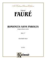 無言歌・Op.17（ガブリエル・フォーレ）（ピアノ）【Romance sans paroles】