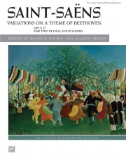 ベートーヴェンの主題による変奏曲・Op.35（カミーユ・サン＝サーンス）（ピアノ二重奏）【Variations on a Theme by Beethoven, Op. 35】