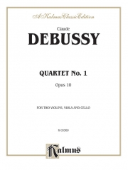 弦楽四重奏曲・Op.10（クロード・ドビュッシー）（弦楽四重奏）【String Quartet, Opus 10】
