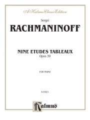 絵画的練習曲《音の絵》Op.39（セルゲイ・ラフマニノフ）（ピアノ）【Etudes Tableaux, Opus 39】