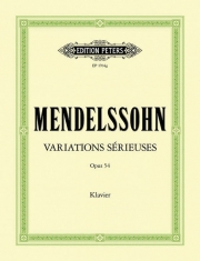 厳格な変奏曲・Op.54（フェリックス・メンデルスゾーン）（ピアノ）【Variations Sérieuses in D minor Op.54】