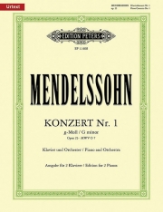 ピアノ協奏曲第1番・ト短調・Op.25（フェリックス・メンデルスゾーン）（ピアノ二重奏）【Piano Concerto No. 1 in G minor Op. 25】