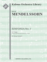 シンフォニア・No.1（フェリックス・メンデルスゾーン）【Sinfonia No. 1: String Symphony in C】