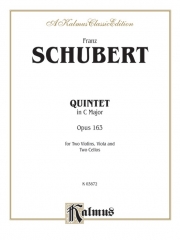 弦楽五重奏曲・ハ長調・Op.163（フランツ・シューベルト）（弦楽五重奏）【String Quintet in C Major, Opus 163】