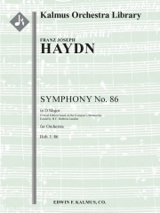 交響曲・ニ長調・Op.86  (フランツ・ヨーゼフ・ハイドン)【Symphony No. 86 in D】