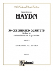 30の有名な四重奏曲・Vol.1  (フランツ・ヨーゼフ・ハイドン)（弦楽四重奏）【Thirty Celebrated String Quartets, Volume I】