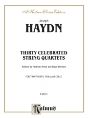 30の有名な四重奏曲・Vol.2  (フランツ・ヨーゼフ・ハイドン)（弦楽四重奏）【Thirty Celebrated String Quartets, Volume II】