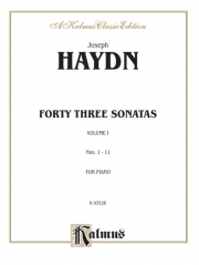 43のソナタ・Vol.1（フランツ・ヨーゼフ・ハイドン）【Forty Three Sonatas, Volume I (Nos. 1-11)】