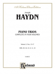 弦楽三重奏曲集・Vol.3  (フランツ・ヨーゼフ・ハイドン)（弦楽二重奏+ピアノ）【Trios for Violin, Cello and Piano, Volume III (Nos. 13-17,】