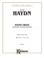 弦楽三重奏曲集・Vol.4  (フランツ・ヨーゼフ・ハイドン)（弦楽二重奏+ピアノ）【Trios for Violin, Cello and Piano, Volume IV】